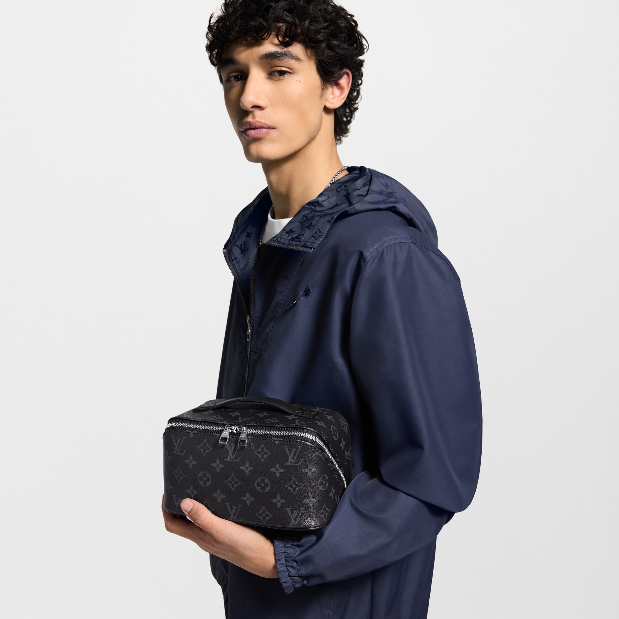 Toiletry Bag Monogram Eclipse Canvas - Men - Travel | LOUIS